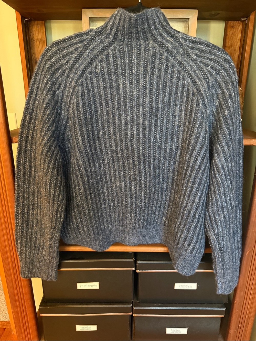 NWT Everlane Funnel Neck Ribbed Henley - Picture 7 of 8